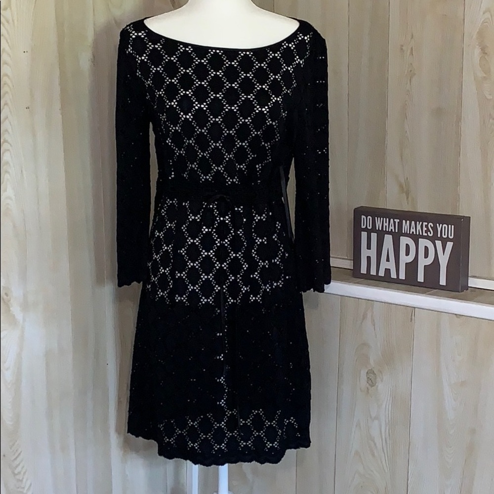 Black cover up from Laundry by Shelli Segal